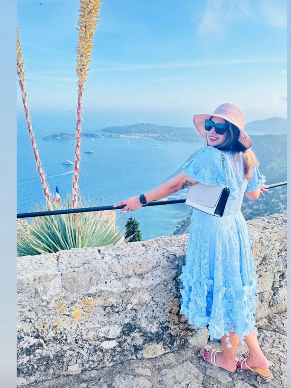 JessaKae Paisley Dress in Powder blue